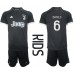 Billige Juventus Danilo Luiz #6 Børnetøj Tredjetrøje til baby 2023-24 Kortærmet (+ korte bukser)